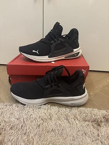 кроссовки asiks: Кроссовки Puma SoftFoam+/SoftRide, черные - Оригинальная модель Puma — 1