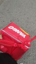 капсульная кофемашина баку: Məhsul: YANGO kuryer çatdırılma çantası - Rəng: qırmızı, üzərində