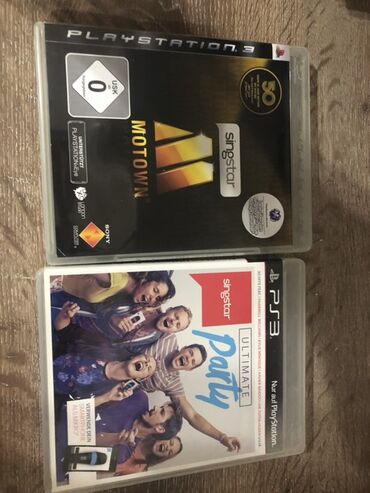 Xbox Series X: PS3 oyun diskləri: SingStar Motown + SingStar Ultimate Party (2 ədəd)