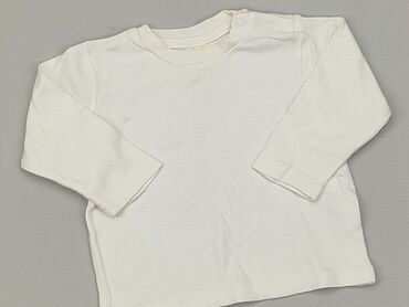 satynowa biała bluzka: Bluzka, Cool Club, 3-6 m, stan - Dobry