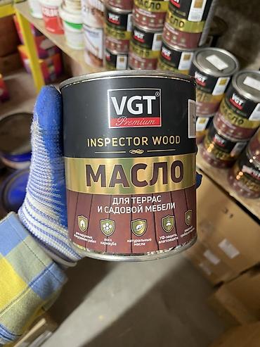 Жыгач май: VGT Premium Inspector Wood — масло для террас и садовой мебели — 1