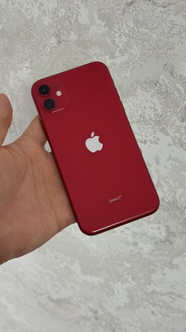 телефон режим 9а: IPhone 11, Б/у, 128 ГБ, Красный, 95 %