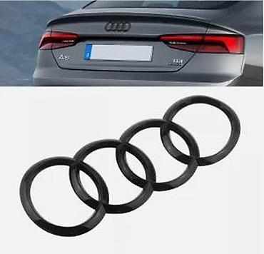 14 icon hunter: Audi znak crni za gepek zakrivljeni 19,2 x 9,6. Zamenski znakovi Audi — 10