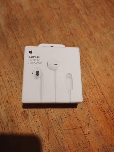 bežične slušalice za iphone cena: Earpods lightning konektor iphone slusalice koriscene bukvalno 10 — 1