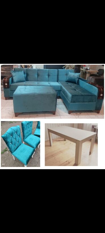 Divan və masa dəstləri: Yeni, Künc divan, Qonaq otağı üçün, Açılmayan, Türkiyə — 15