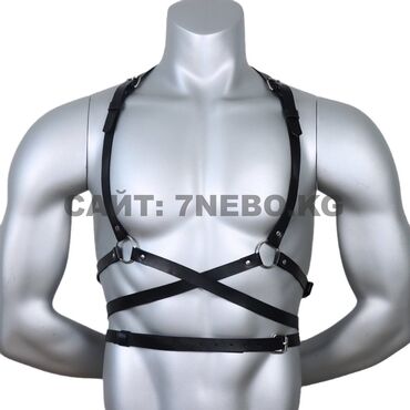 Товары для взрослых: Портупея LM127 Два тонких ремешка спускаются вдоль груди, где — 7