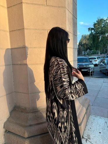платье абайка: Кардиган, Длинная модель