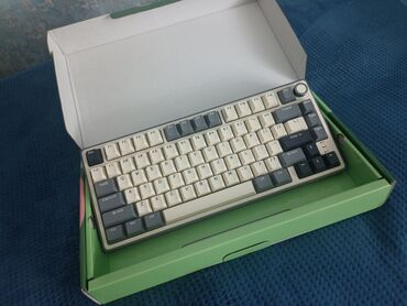 игравой мышка: Клавиатура, Royal Kludge, Механическая, Bluetooth, Проводное подключение, Размер: 75%