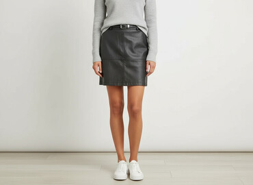 krótkie spódnice skórzane: Vera & Lucy, Women`s skirt, size M