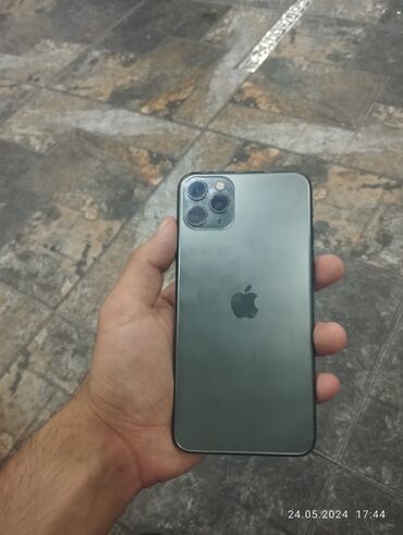 iphone 11 pro qiymeti azerbaycanda: IPhone 11 Pro Max, 256 GB, Alpine Green, Face ID