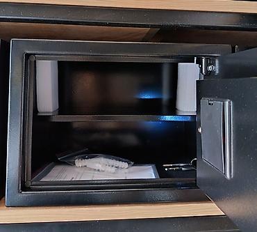 pul qab: Starsafe elektron seyf Ölçüləri:25x25x35 - Elektron klaviatura ilə — 4