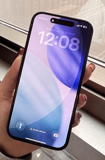 iphone 16 qiymətləri: IPhone 15, 128 GB, Black Titanium, Face ID