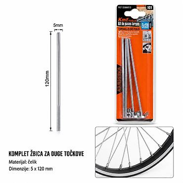 Tyres & Wheels: KMT Šipka šraf 5×120 mm – set 4 kom Praktičan alat/pribor za kućne — 1