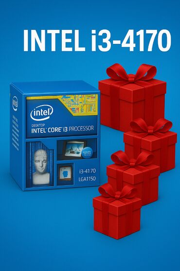 işlenmiş kalonka: Prosessor Intel Core i3 4170, 3-4 GHz, 2 nüvə, İşlənmiş