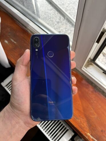 телефон флай с телевизором сенсорный: Redmi 7 Pro, 64 ГБ, цвет - Голубой, Отпечаток пальца