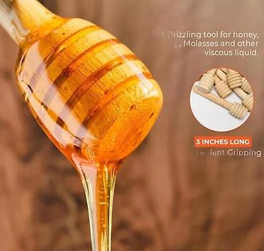 Kašike: Drvene kašikice za med – mini “honey dipper” štapići - Materijal — 9