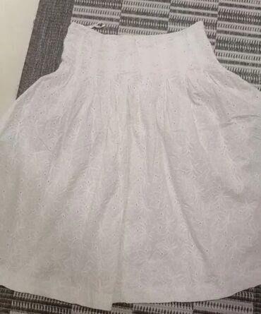Suknje: S (EU 36), Midi, bоја - Bela — 6