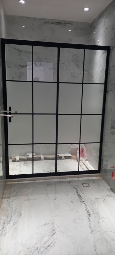 Duş kabinaları, arakəsmələr: Yeni Arakəsmə, Künc üçün, Pulsuz çatdırılma — 4