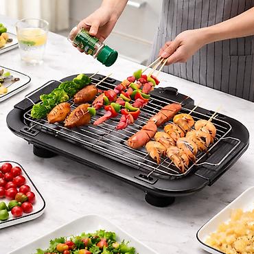 Все для дома и сада: №: 12424 Məhsulun adı: Elektrik manqal RAF R.5301 BLACK 2000W Brend — 3