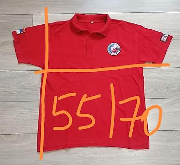 pull and bear turkey: Crvena polo majica sa kratkim rukavima i kragnom na tri dugmeta. Na — 5