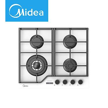 wok: Газовая печь, Midea, Новый, Встраиваемая, цвет - Белый, Полная оплата — 1