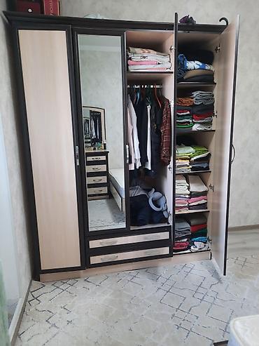 Спальные гарнитуры: Спальный гарнитур, Б/у, Шкаф, Трюмо, Двуспальная кровать, Самовывоз — 7