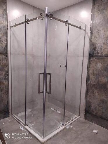 Duş kabinaları, arakəsmələr: Yeni Üstü açıq kabina, Künc üçün, Ödənişli çatdırılma — 2