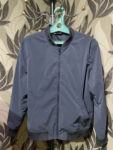 кожаный куртки мужской: Куртка XL (EU 42), 2XL (EU 44), цвет - Голубой