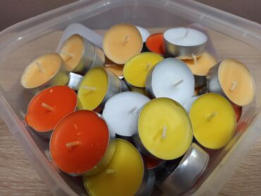 kupujem prodajem namestaj ugaone garniture: Scented candle, color - Orange, New