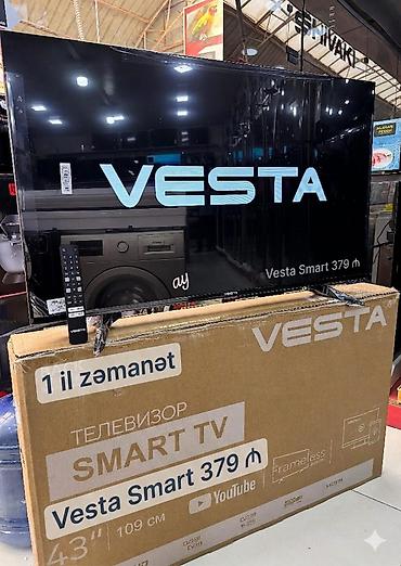 tv aparatları: Vesta Smart TV – 43" (109 sm), frameless dizayn Xüsusiyyətlər: - — 1