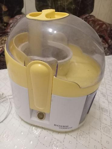 şirəçəkən qiyməti: Boshe Germany şirəçəkən (juicer) - Rəng: sarı-ağ korpus, şəffaf üst — 1