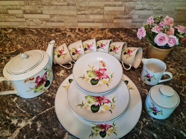 Наборы посуды: Винтаж ссср Графины 1 шт и 5 рюмок в идеальном состоянии с позолотой — 13