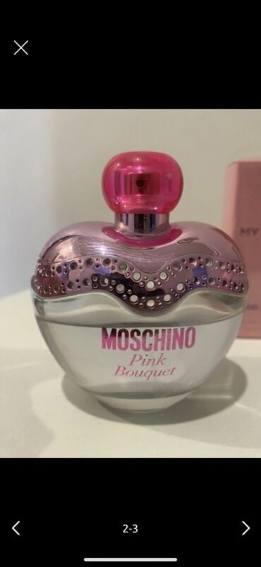 анальные игрушки: Остаток Флакон туалетной воды Moschino Pink Bouquet. Флакон выполнен в