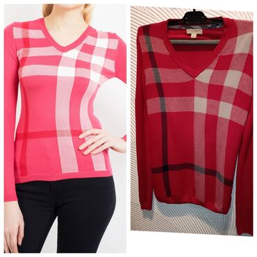 burberry long sleeve shirts: S (EU 36), Silk, Casual cut, Geometrical