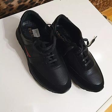 Ayaqqabılar: A Klass Prada 95 manata alınıb, zamj və dəri kombinlidir, real alıcıya — 3
