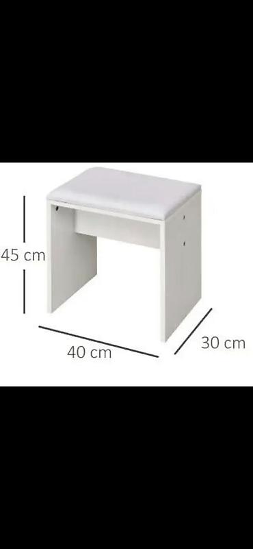ormari po meri ikea: Toaletni sto sa ogledalom i LED osvetljenjem - Klasičan beli toaletni — 3