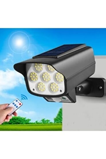 LED lampalar: Günəş ☀️⛅ enerjisi ilə işləyən sensorlu kamera 📷 formasında lampa LED -da lalafo.az — 16 LED lampalar: Günəş ☀️⛅ enerjisi ilə işləyən sensorlu kamera 📷 formasında lampa LED — 16