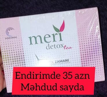 1 aya 30 kq ariqlamaq: Meri detox çayları🌿, Meri organic coffee ☕️, Meri Kapsul. Çatdırılma