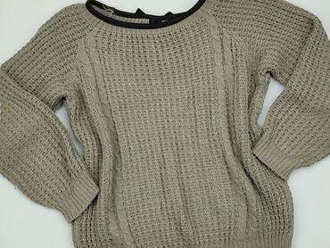 bluzki khaki damskie: Sweter, L, stan - Dobry