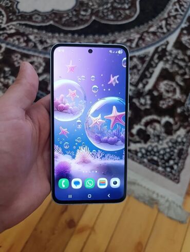 Samsung: Samsung Galaxy A55, 128 GB, rəng - Ağ, Barmaq izi, İki sim kartlı, Face ID — 10