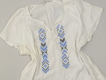 bluzki retro: Blue Motion, Women's blouse, size M (EU 38)