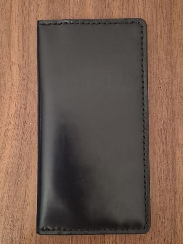 endirim kartı: Minimalist dizayna malik qara pulqabı - Material: hamar səthli — 1