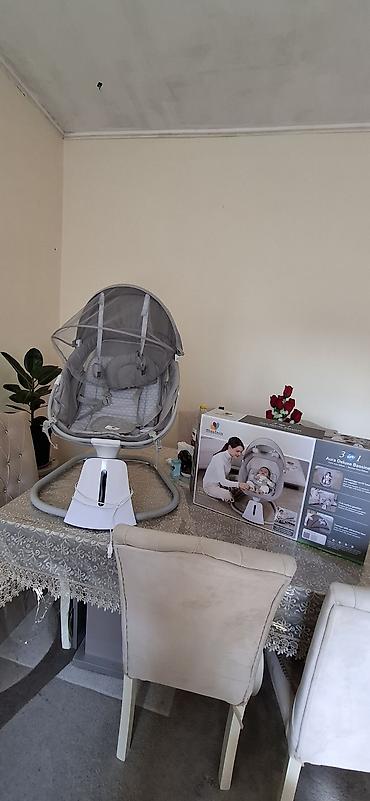 Beşiklər: Mastela 3‑in‑1 Aura Deluxe Bassinet – multifunksional beşik/swing/uşaq — 4