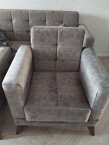 Divan və kreslo dəstləri: Embawood yumşaq mebel dəsti - Tərkib: divan + 2 ədəd kreslo -Cox az — 3
