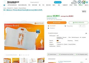 Oprema za video igre: EA Active Fitness Board za Nintendo Wii / Wii U Opis: - Balans/fitnes — 2