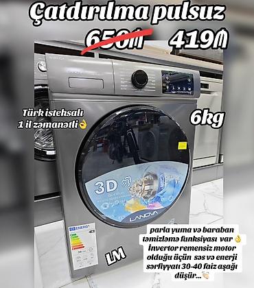 printer epson l3100: LANOVA paltaryuyan maşın - Marka: LANOVA - Model: LNVWM-6048D-TT — 1