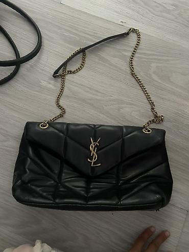 сен лоран: Классическая сумка, Saint Laurent, Материал: Натуральная кожа, Стеганая модель, Женские, Б/у — 1
