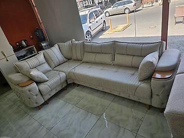Divan və kreslo dəstləri: Künc divan dəsti – müasir dizayn və yüksək komfort - L formalı künc — 2