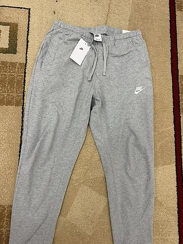найк 95: Новые оригинальные штаны !Серые мужские спортивные штаны Nike. - — 1