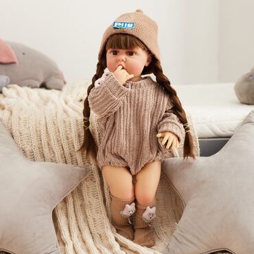говорящие мягкие игрушки: Эмоция чувствительная 
Говорящая кукла 
Оригинал 
Размер 55 см